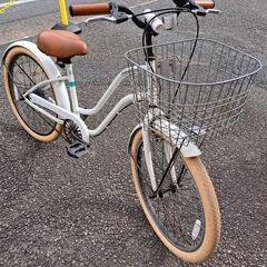 RAINBOW ビーチクルーザー【Feeling of deck】白色 24インチ