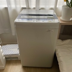 【受け渡し予定者決定】パナソニック洗濯機　4.5kg 