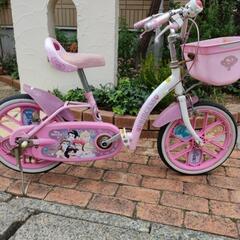 【お譲り先決まりました】ディズニープリンセス自転車　ピンク　16インチ