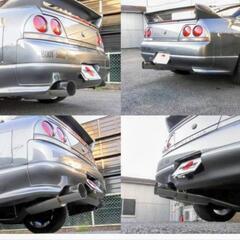 サムライパワー 斜め出し マフラー スカイライン ２ドア BCNR33 ECR33 用 