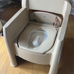 ポータブルトイレ 楽立AD