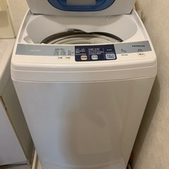 【無料】HITACHI洗濯機　単身向け
