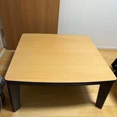 コタツテーブル　75×75センチ　リバーシブル