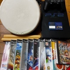 PS2 本体 ＋ソフト8本