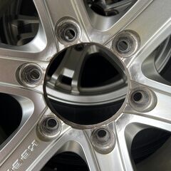 【取引終了】GOODYEARスタッドレス＋KEELERホイール　265/70R16　95プラドに着用