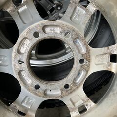 【取引終了】GOODYEARスタッドレス＋KEELERホイール　265/70R16　95プラドに着用