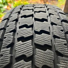 【取引終了】GOODYEARスタッドレス＋KEELERホイール　265/70R16　95プラドに着用