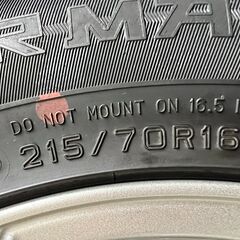 【取引終了】DUNLOP WINTERMAXX SJ8  215/70R16  DUNLOPホイールDUFACT 16x6.5J 4本