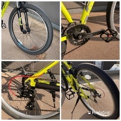 終了)ハードテイルマウンテンバイク Fuji Nevada 26”1.9V パテッドアロイ(アルミ)軽量フレーム(2018購入2017モデル) 新品部品への交換多数