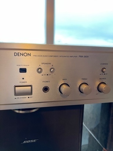 BOSEのスピーカーとDENONのアンプ