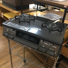 S749 ガスコンロ [2口/右強火] IC-S87BM-1R [約60cm /都市ガス12・13A /右強火]⭐動作確認済 ⭐クリーニング済 