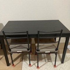 ダイニングテーブル(テーブル1、椅子2)