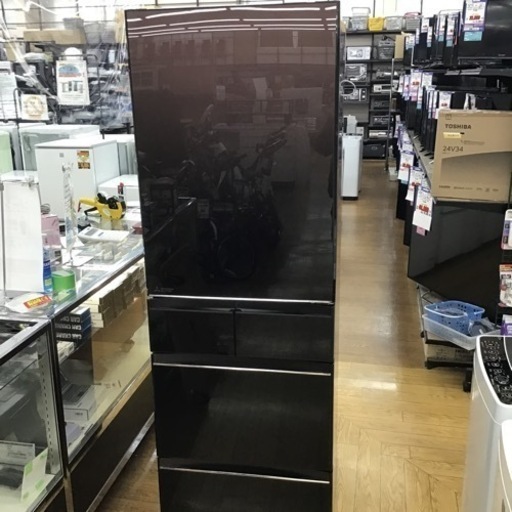 #J-28【ご来店頂ける方限定】MITUBISHIの5ドア冷凍冷蔵庫です