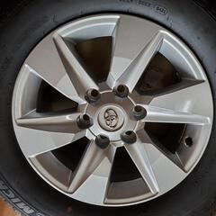 新車外し】150プラド後期 2021年製 純正タイヤ・ホイール 4本