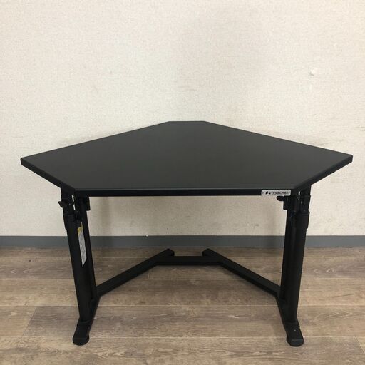 11/25 終 Bauhutte バウヒュッテ PCデスク ゲーミングデスク BHD-700K W72×D72×H59.7～80cm 菊倉
