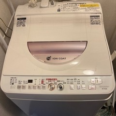 6キロ　シャープ　洗濯機