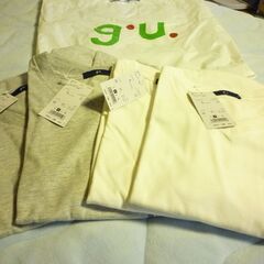 GU　 Tシャツ（Mサイズ）グレーとホワイト各２枚２７６０円相当...