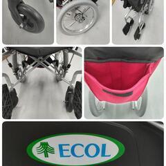 J068★介助型★折りたたみ車いす★エコールチェアライト