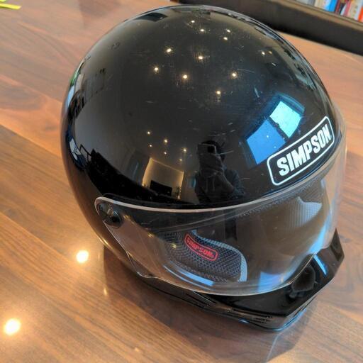 SIMPSON シンプソン ヘルメット バイク革手袋Taichi