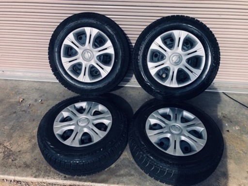 冬タイヤ 185/70R14 日産純正ホイール付きスタッドレス 4本組み | w2