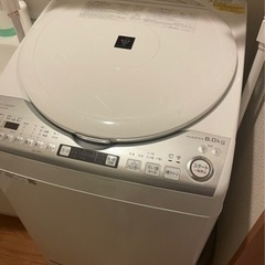 Sharp 縦型洗濯機（乾燥機付き）