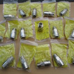 ☆日立金属 HITACHI　片ネジソケット プッシュインパクト継手接続要領 LIA　10A21・R SD LPガス用◆16個セット・ひょうたん印