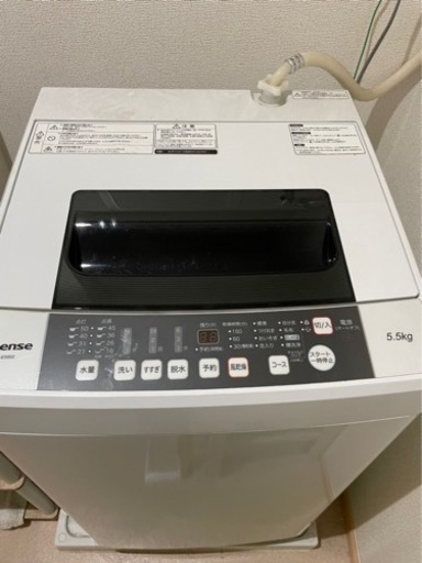 値下げ  Hisense ハイセンス 洗濯機 5.5kg