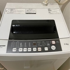 値下げ  Hisense ハイセンス 洗濯機 5.5kg 