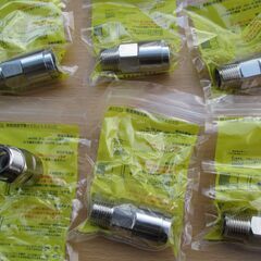 ☆日立金属 HITACHI 片ネジソケット プッシュインパクト継手接続要領 LIA 10A21・O P8 LPガス用◆10個セット・ひょうたん印