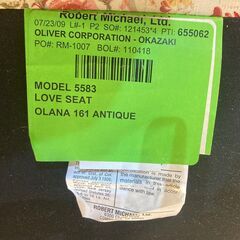 【美品】高級感漂う極上のアメリカ製ソファ　２人掛け　花柄が美しい✨　ウ221111