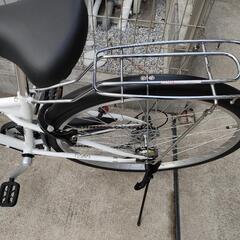 超美品 自転車 27インチ ギア オートライト付