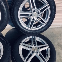 冬タイヤ 205/55R16 ベンツ 用アルミ付 バリ山スタッドレス4本