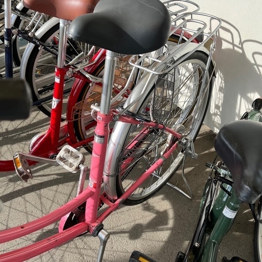 ☆店頭にて試乗可☆ J1856 良品 自転車 軽快車 ママチャリ 26インチ