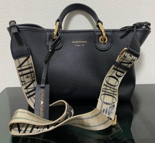 【お取引成立】EMPORIO ARMANI エンポリオアルマーニDeer-print mini MyEA Bag バッグ
