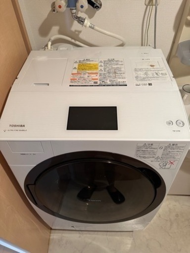 TOSHIBA 洗濯機＋乾燥機tw-127x8