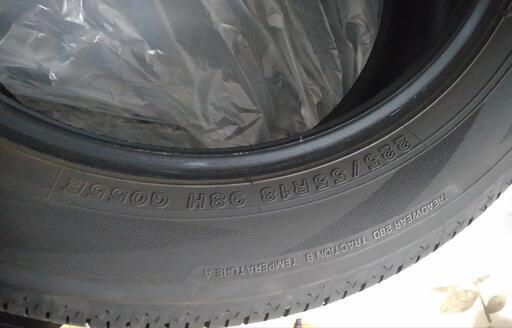 人気商品】 4本 バリ山 225/55R18 夏タイヤ 夏タイヤ中古 225/55R18