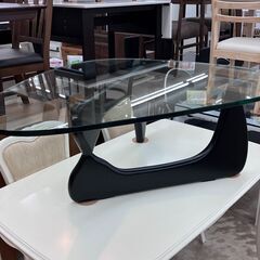 2/11 値下げ💎イサムノグチ 💎リプロダクト  コーヒーテーブル💎アーバンstyle💎肉厚ガラス💎2307