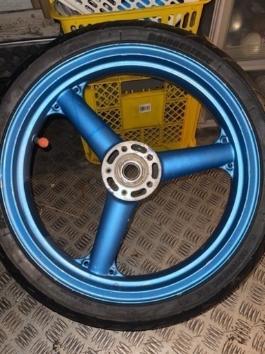 ZX400 前後ホイールタイヤ ZRX400 純正ホイール セット 前後ホイール