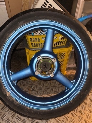 ZX400 前後ホイールタイヤ ただしzrx400 前後ホイールセット ZRX400