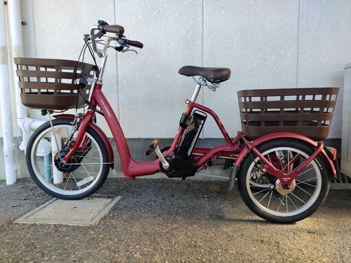 新品同様！実走行50m!ブリヂストン 電動アシスト自転車 ラクットワゴン