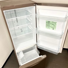 2ドア 168L Panasonic 2017年 NR-B179W-T 冷蔵庫 Panasonic(パナソニック)の168L 2ドア冷蔵庫 2017年製「NR-B179W