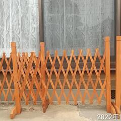 ジャバラ式木製柵　3個　未使用
