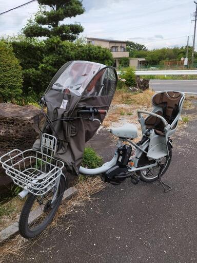 ✨チャイルドシート\u0026カバー新品✨電動自転車 ブリヂストン bikke2 前後シート