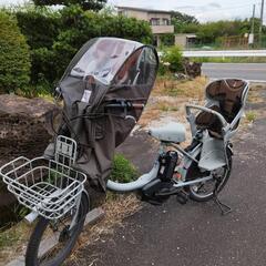 ✨チャイルドシート&カバー新品✨電動自転車 ブリヂストン bik...