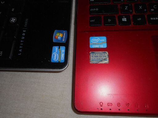 Asus k550c i3 と　Dell latitude　6540 i5