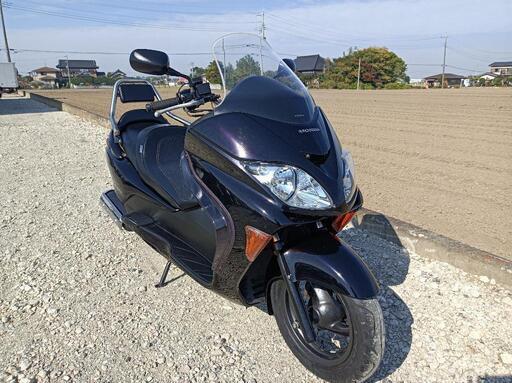 ホンダ フォルツァZ 黒紫 MF08 グリップヒーター付き