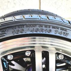 ☆美品☆ 165/45/16 16インチ タイヤ・ホイール4本セット STEINER WHEELS