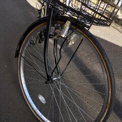 J1863 ☆店頭にて試乗可☆ 軽快自転車 27インチ ブラック 6段変速