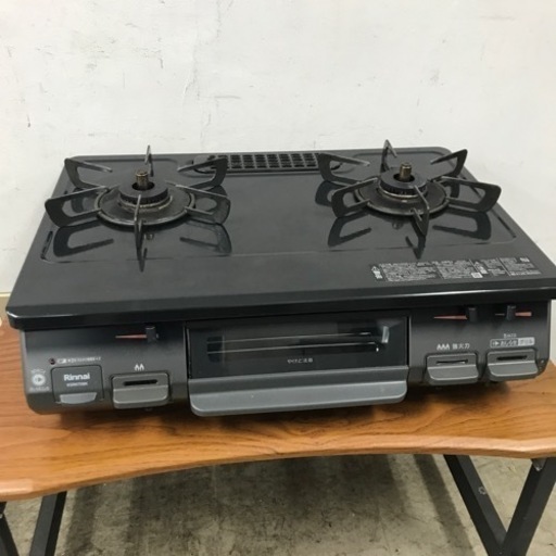 取引場所　南観音　V 2211-317 Rinnai ガスコンロ　LPガス用　ホース無し　右強火　KSR670BKR