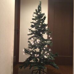 クリスマスツリー　組み立て式　150cm　電飾付き
